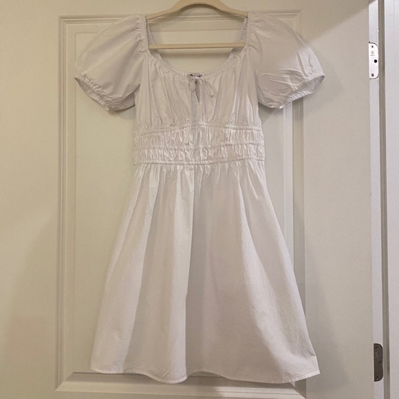 Madewell Poplin Sophia Tie-Front Mini Dress - Picture 6 of 6